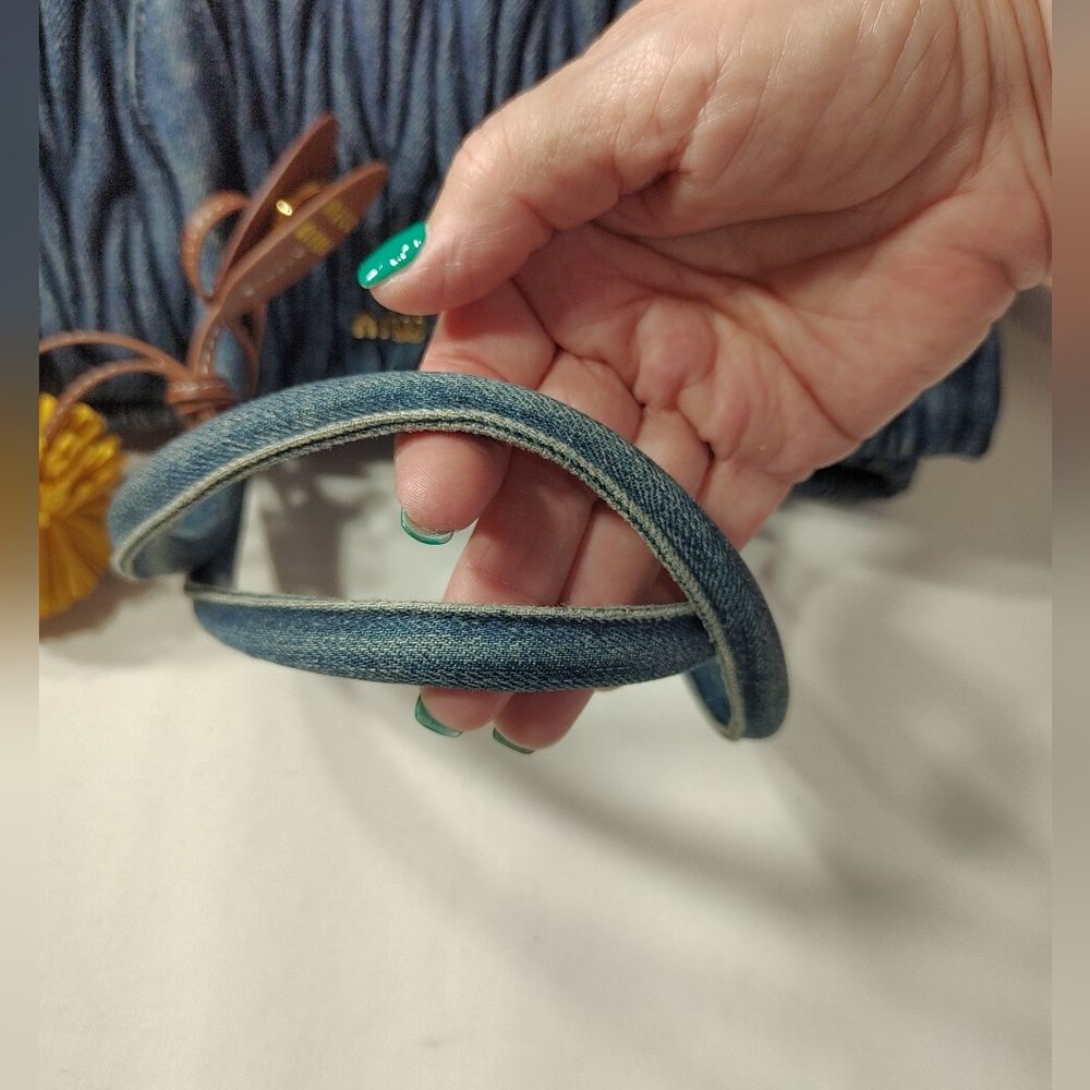 💙MIU MIU Denim Matelasse Bag Bundle - Picture 6 of 11